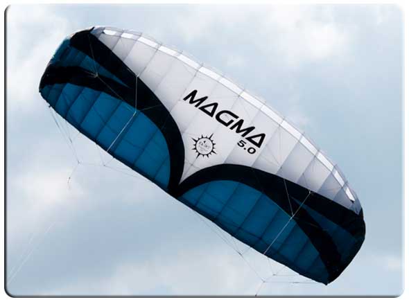 кайт Magma II  легко управляется на всем протяжении ветрового окна