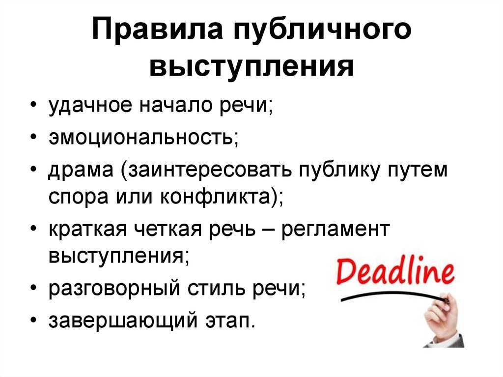 Как написать речь для презентации