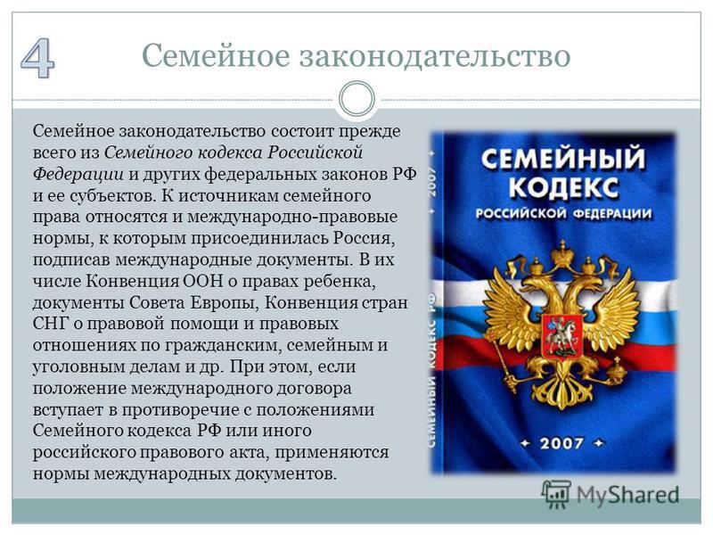 Российские правовые нормы. Источники семейного права Российской Федерации. Источники семейного кодекса. Семейное законодательство.