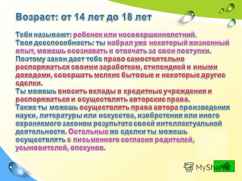 Несовершеннолетние дети возраст. Права несовершеннолетних с 14 лет. Права несовершеннолетних детей 6-14 лет. Права несовершеннолетних от 10 до 14 лет. Права детей от 14 до 18 лет.