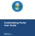 Credentialing Portal User Guide