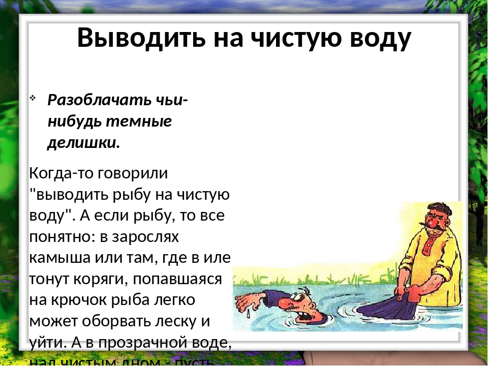 Выводить на чистую воду. Фразеологизм вывести на чистую воду. Фразеологизм выводить на чистую воду. Вывести на чистую воду значение фразеологизма. Объясните фразеологизм вывести на чистую воду.