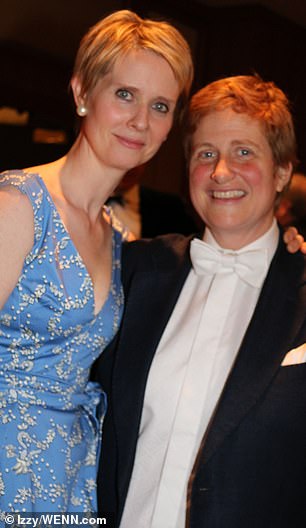 Cynthia Nixon and Christine Marinoni