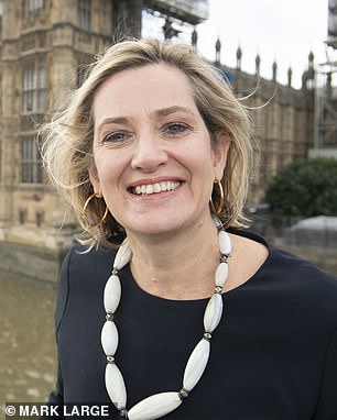 Former Home Secretary Amber Rudd, who has opened up about her husband
