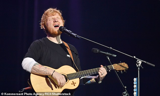 Tough times: He also revealed that one of his darkest times was during his 180-date X tour in 2014, when he was on the road for 17 months (pictured in July 2019)