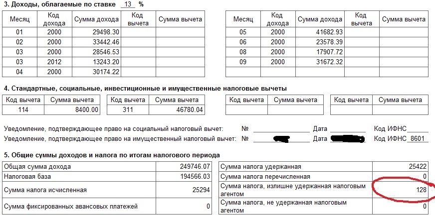 Образец налоговый расчет о суммах выплаченных иностранным организациям доходов и удержанных налогов