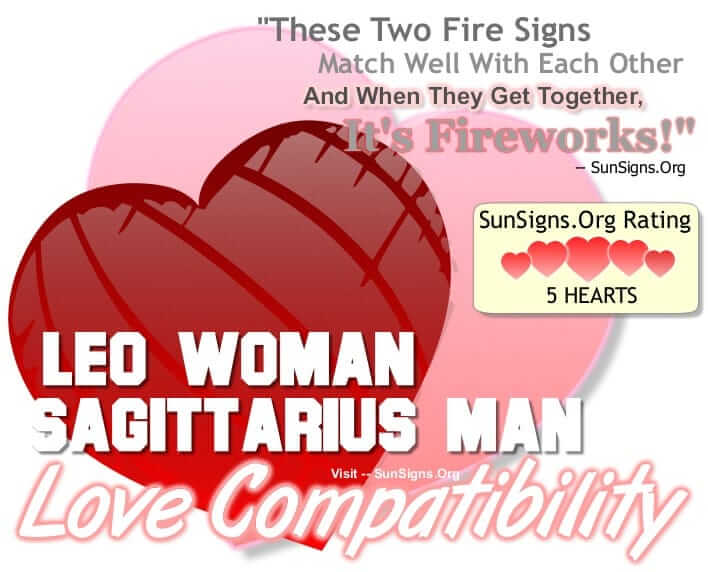 leo woman sagittarius man